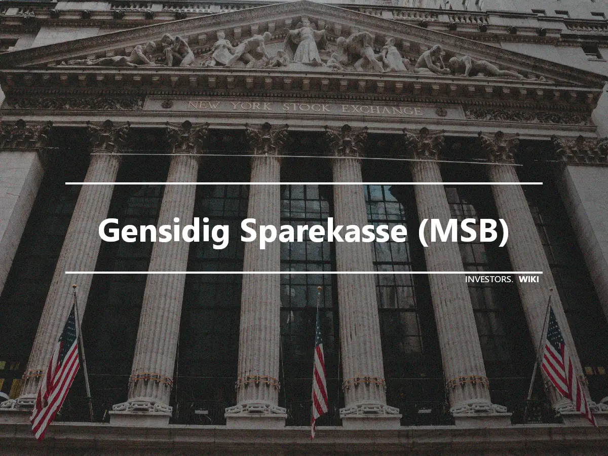 Gensidig Sparekasse (MSB)