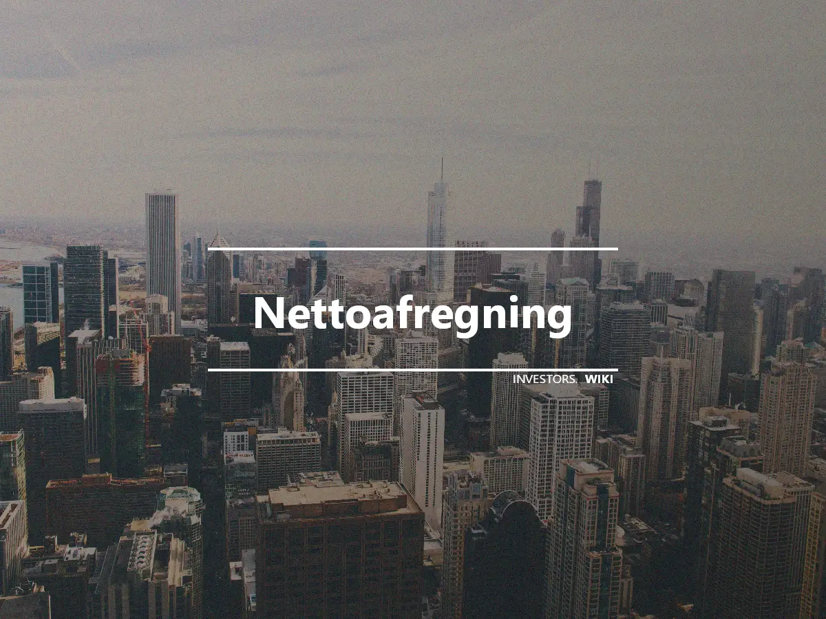 Nettoafregning