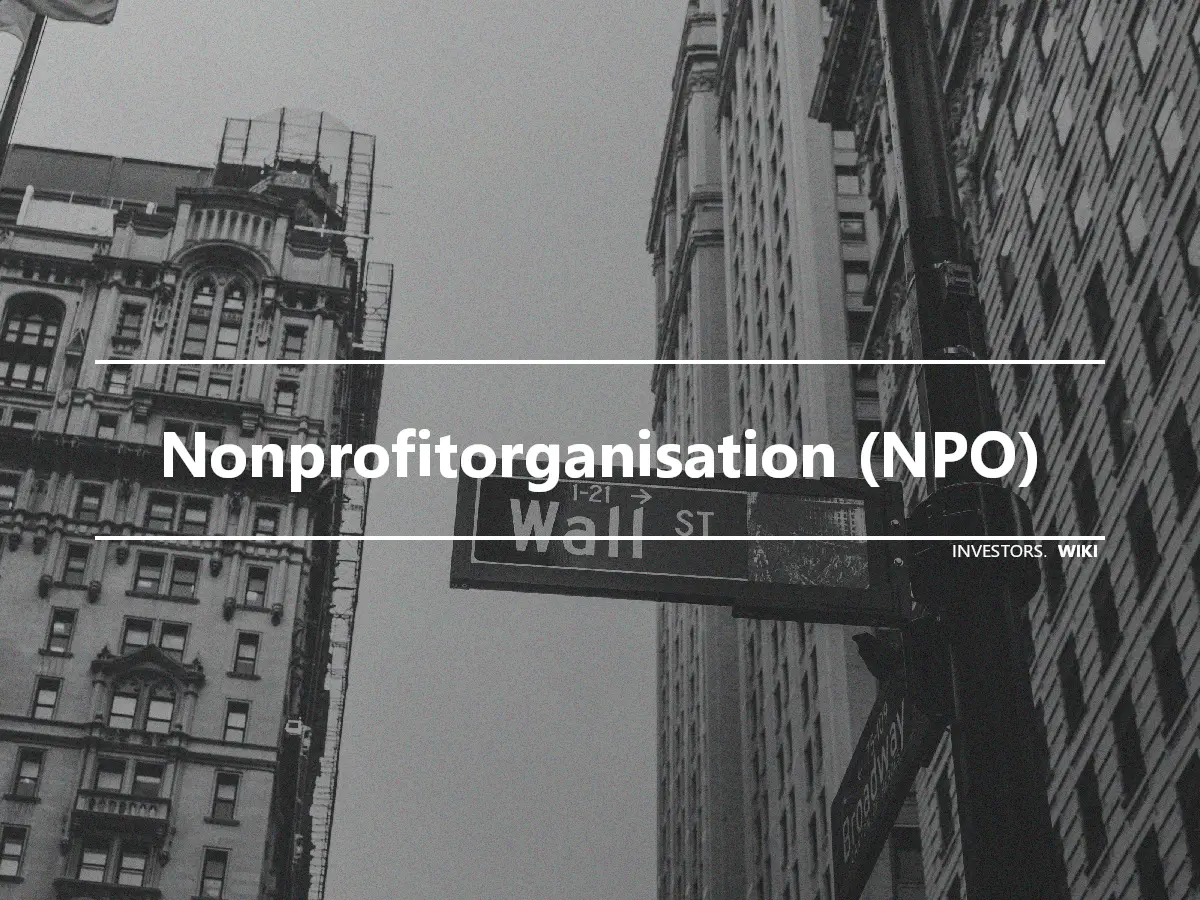 Nonprofitorganisation (NPO)