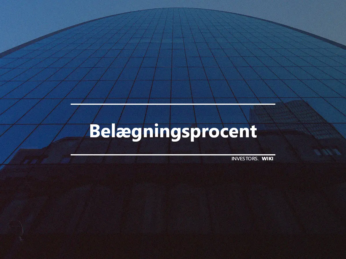 Belægningsprocent