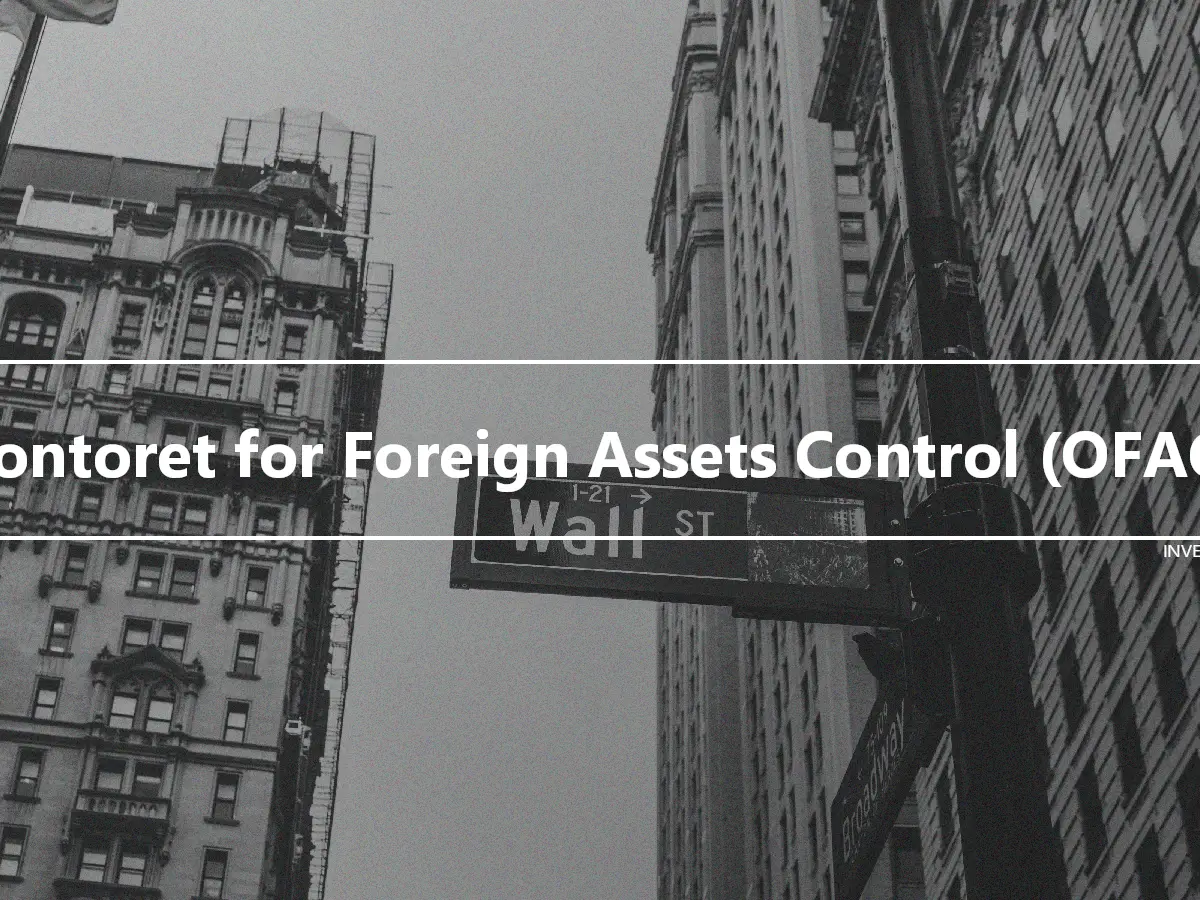 Kontoret for Foreign Assets Control (OFAC)