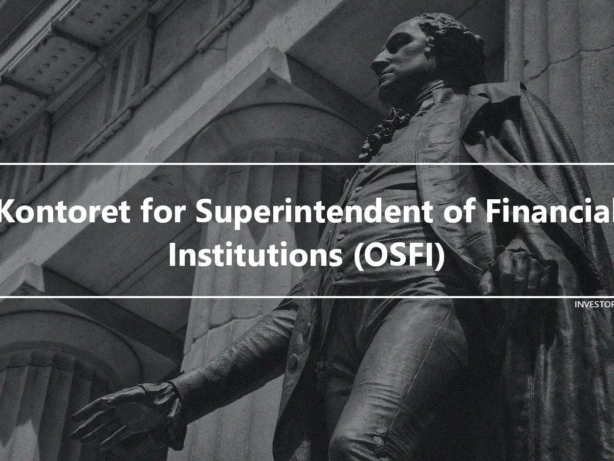 Kontoret for Superintendent of Financial Institutions (OSFI)