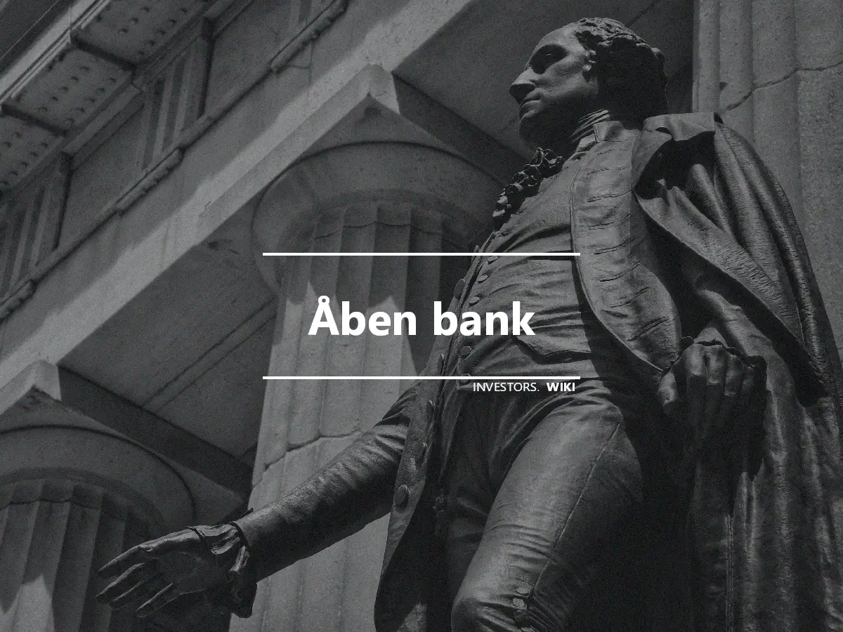 Åben bank