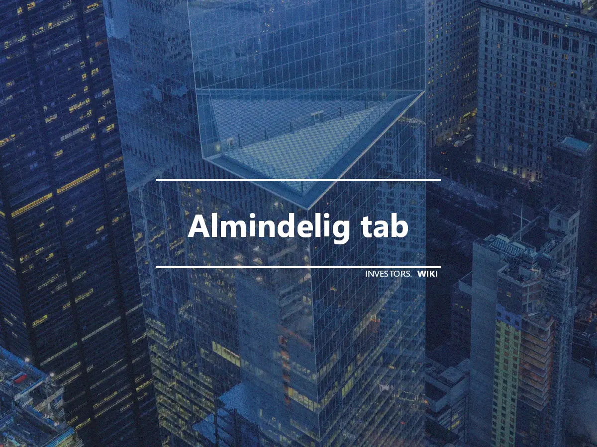 Almindelig tab