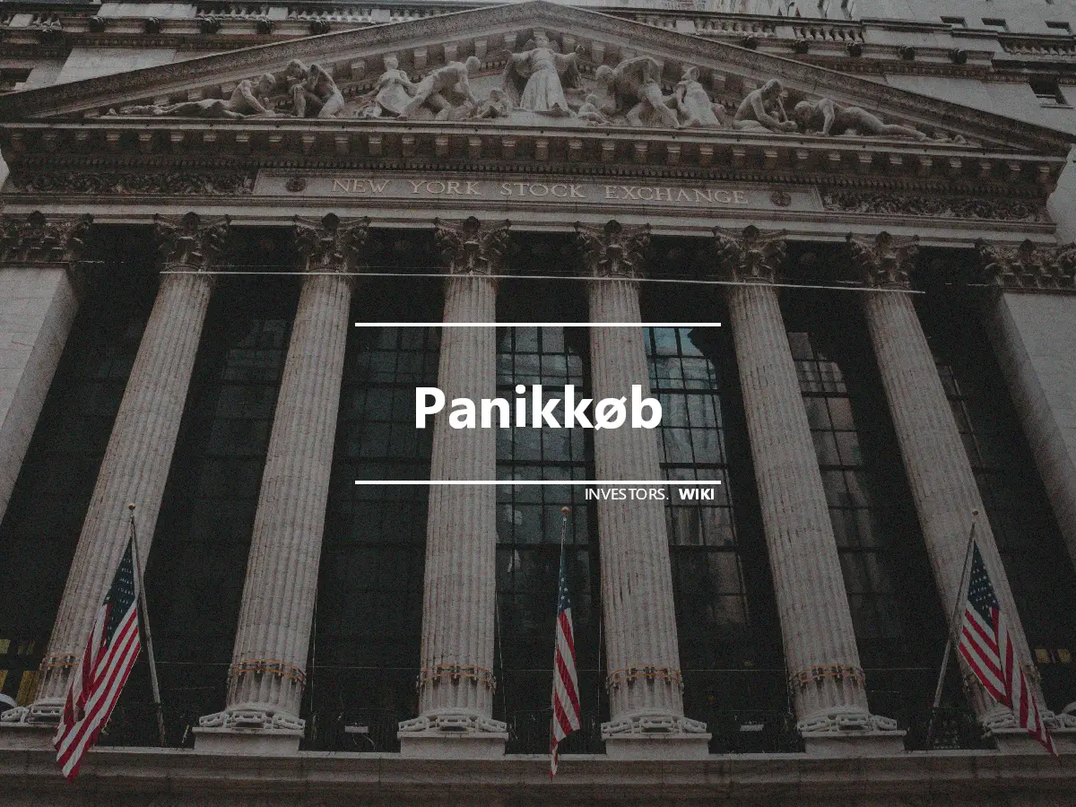 Panikkøb