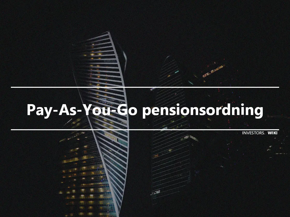 Pay-As-You-Go pensionsordning