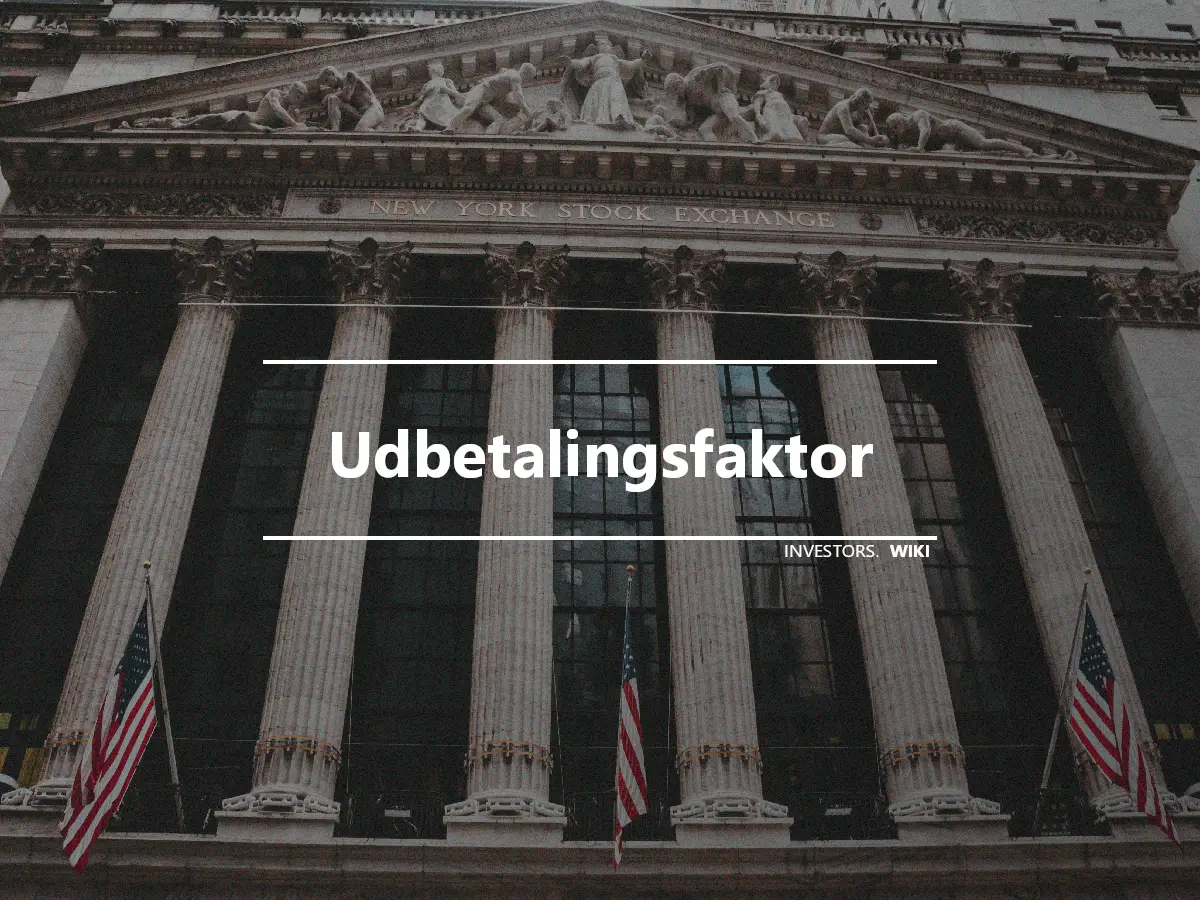 Udbetalingsfaktor