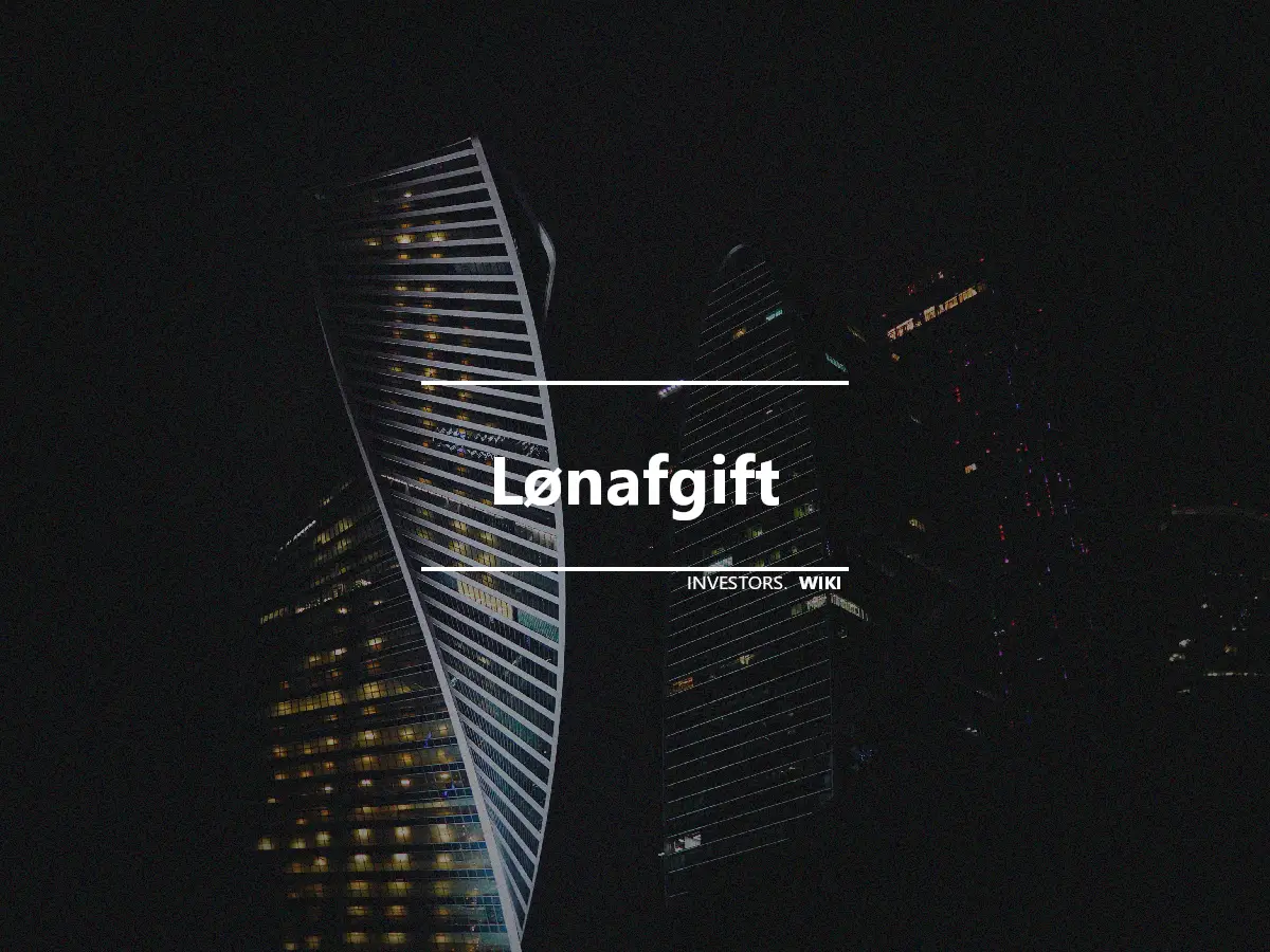 Lønafgift