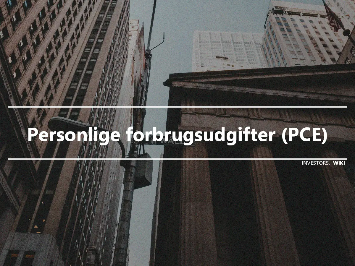 Personlige forbrugsudgifter (PCE)