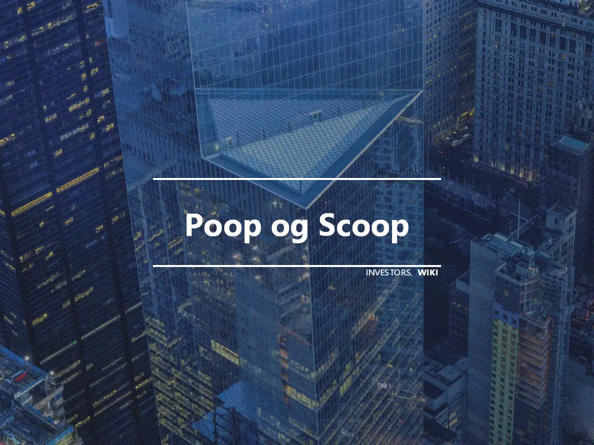Poop og Scoop