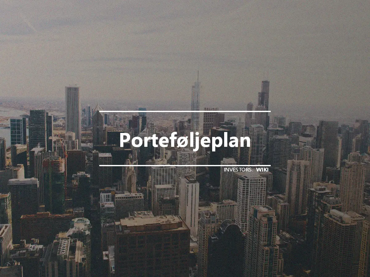 Porteføljeplan