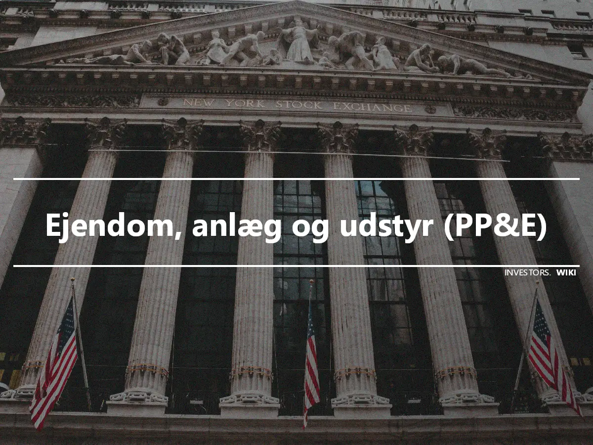 Ejendom, anlæg og udstyr (PP&E)