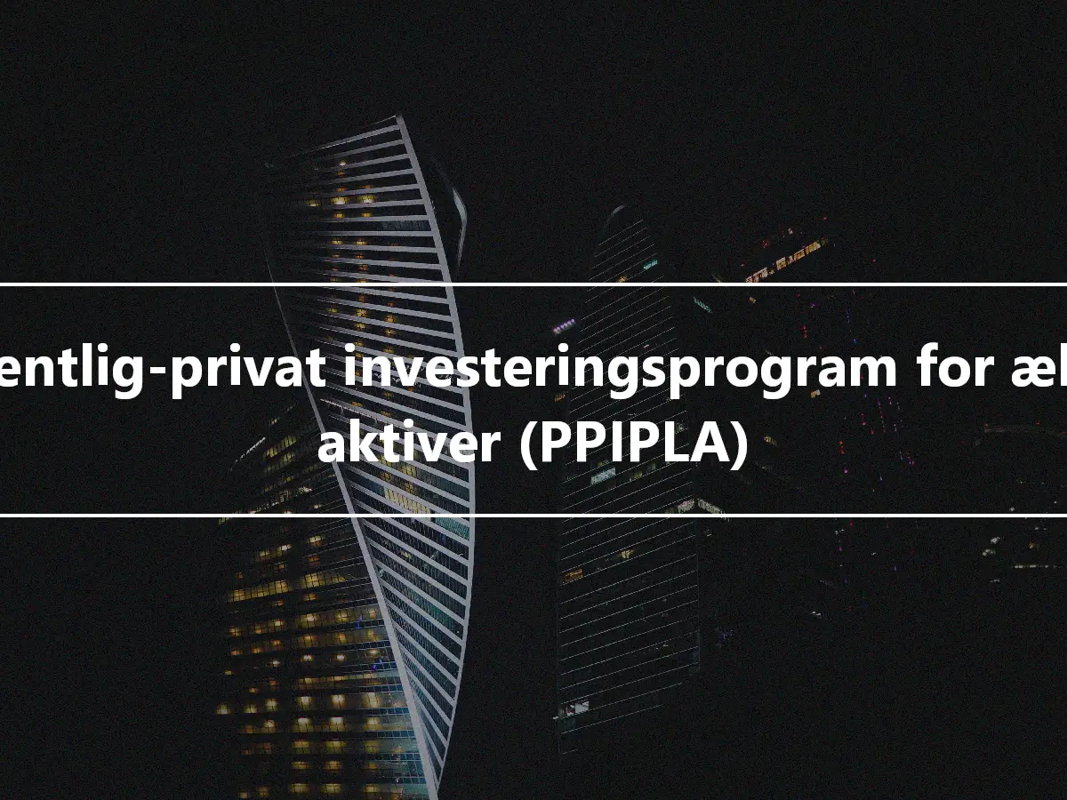 Offentlig-privat investeringsprogram for ældre aktiver (PPIPLA)