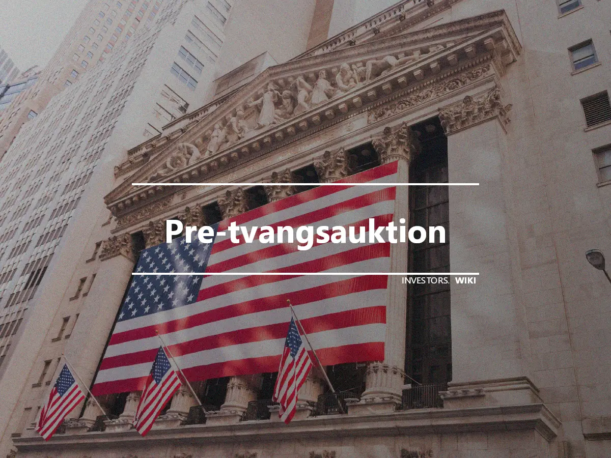 Pre-tvangsauktion