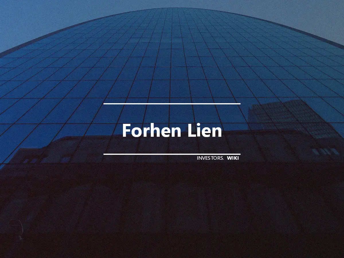 Forhen Lien