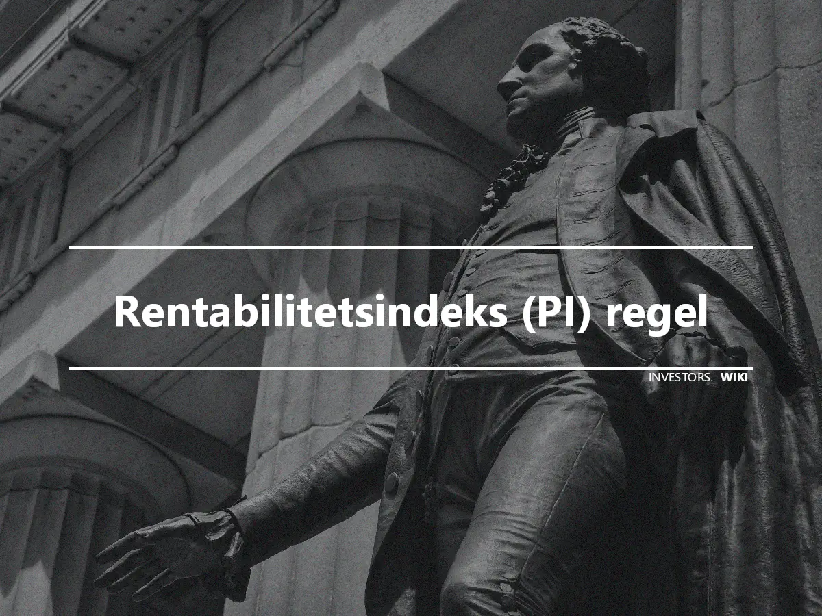 Rentabilitetsindeks (PI) regel