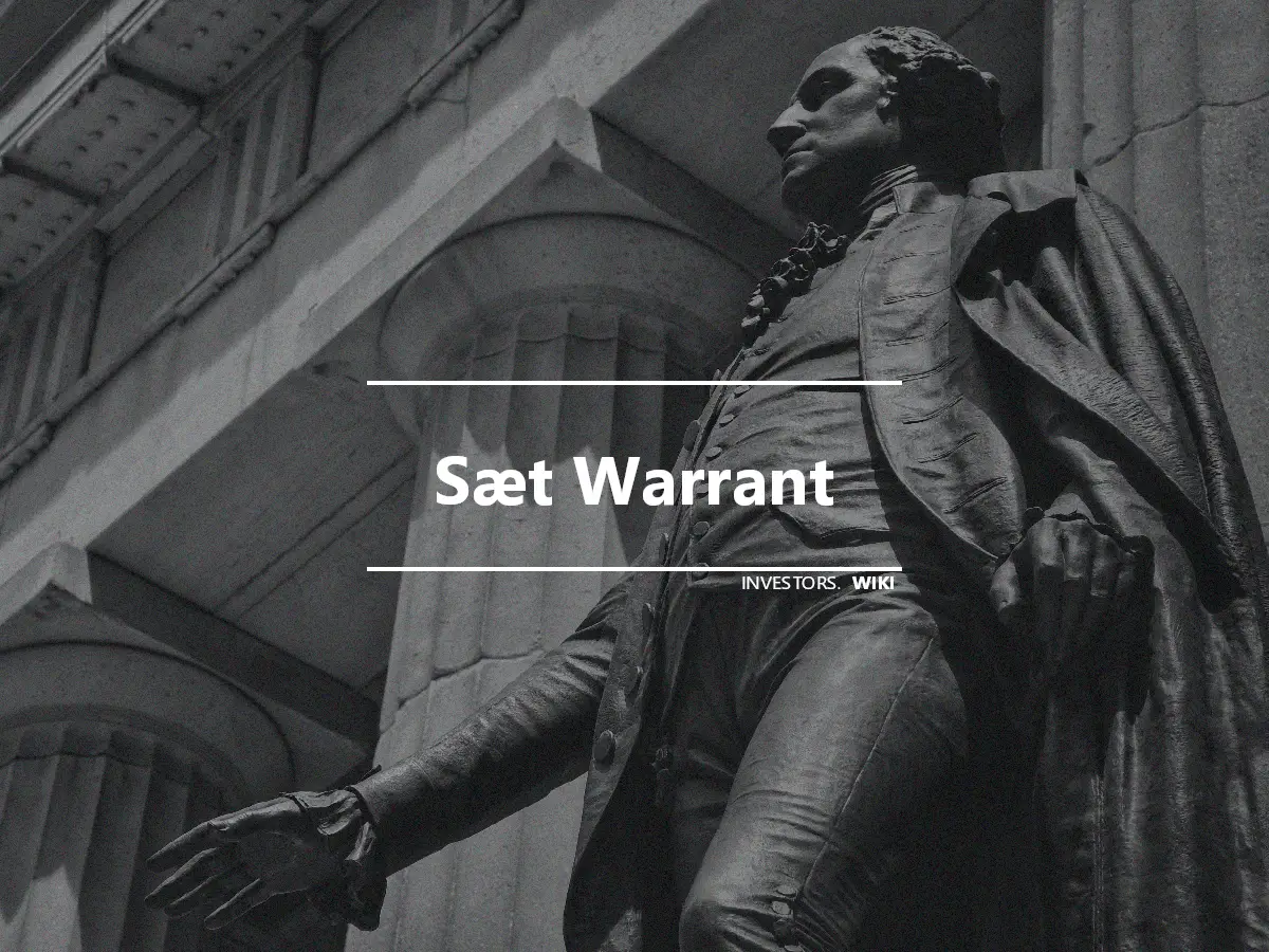 Sæt Warrant