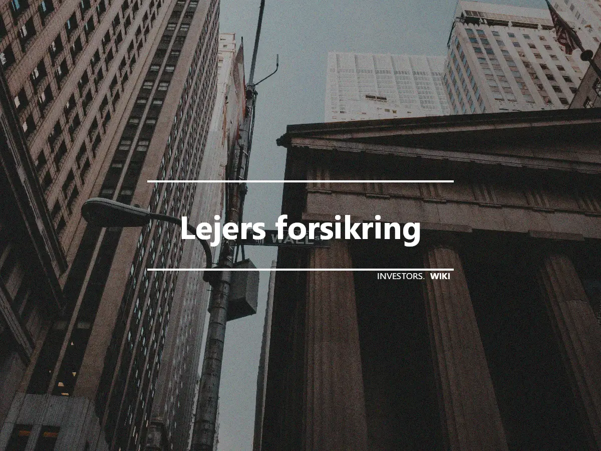 Lejers forsikring