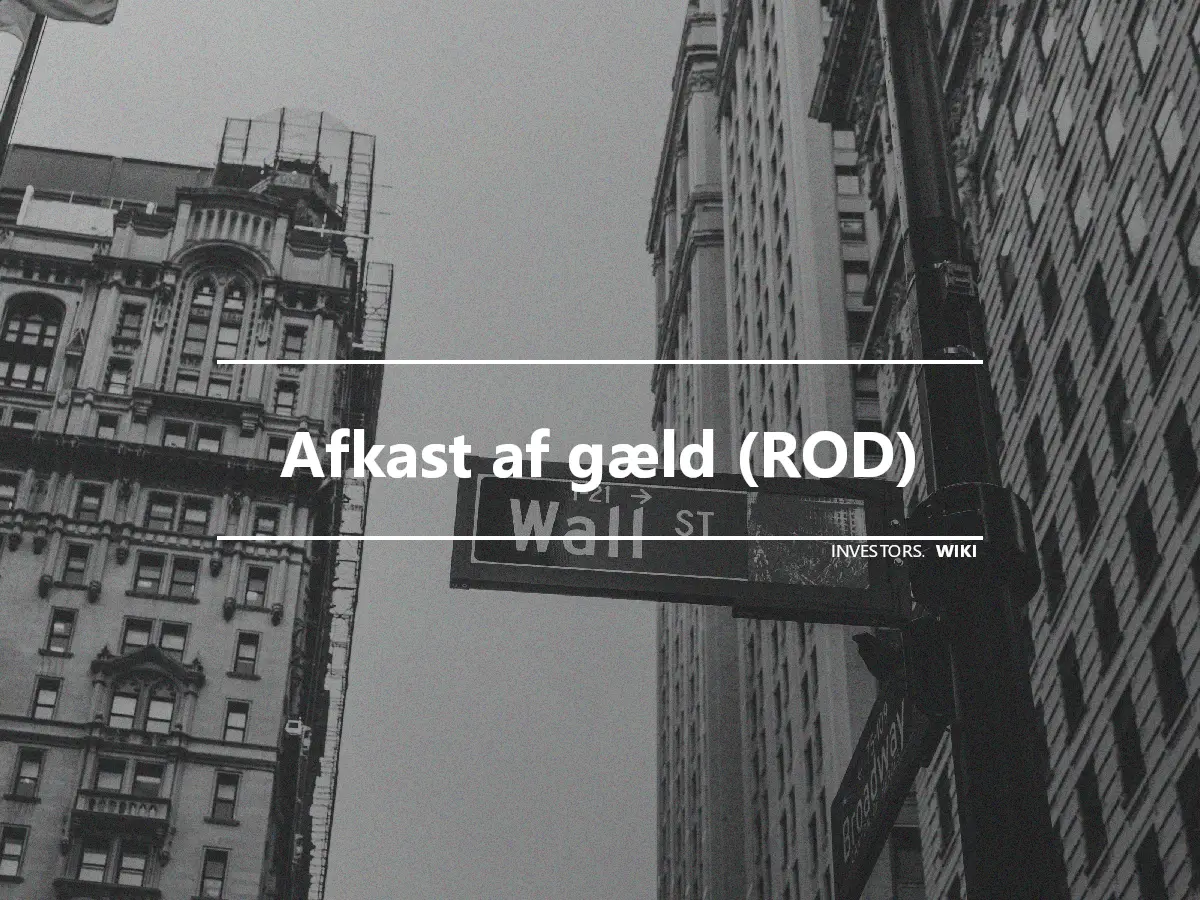 Afkast af gæld (ROD)