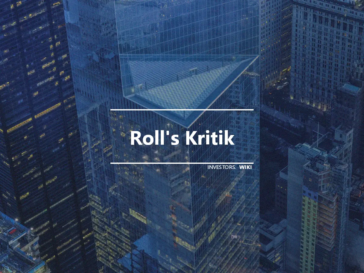 Roll's Kritik