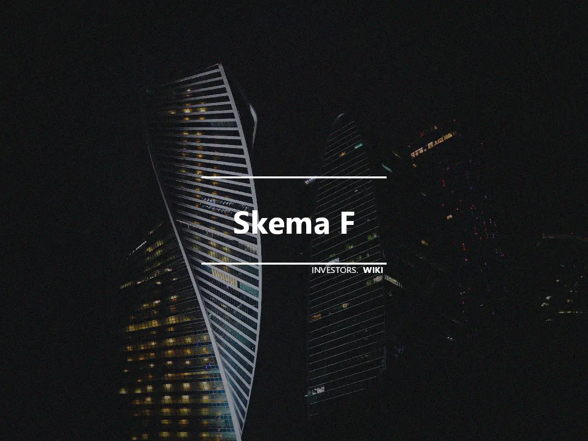 Skema F