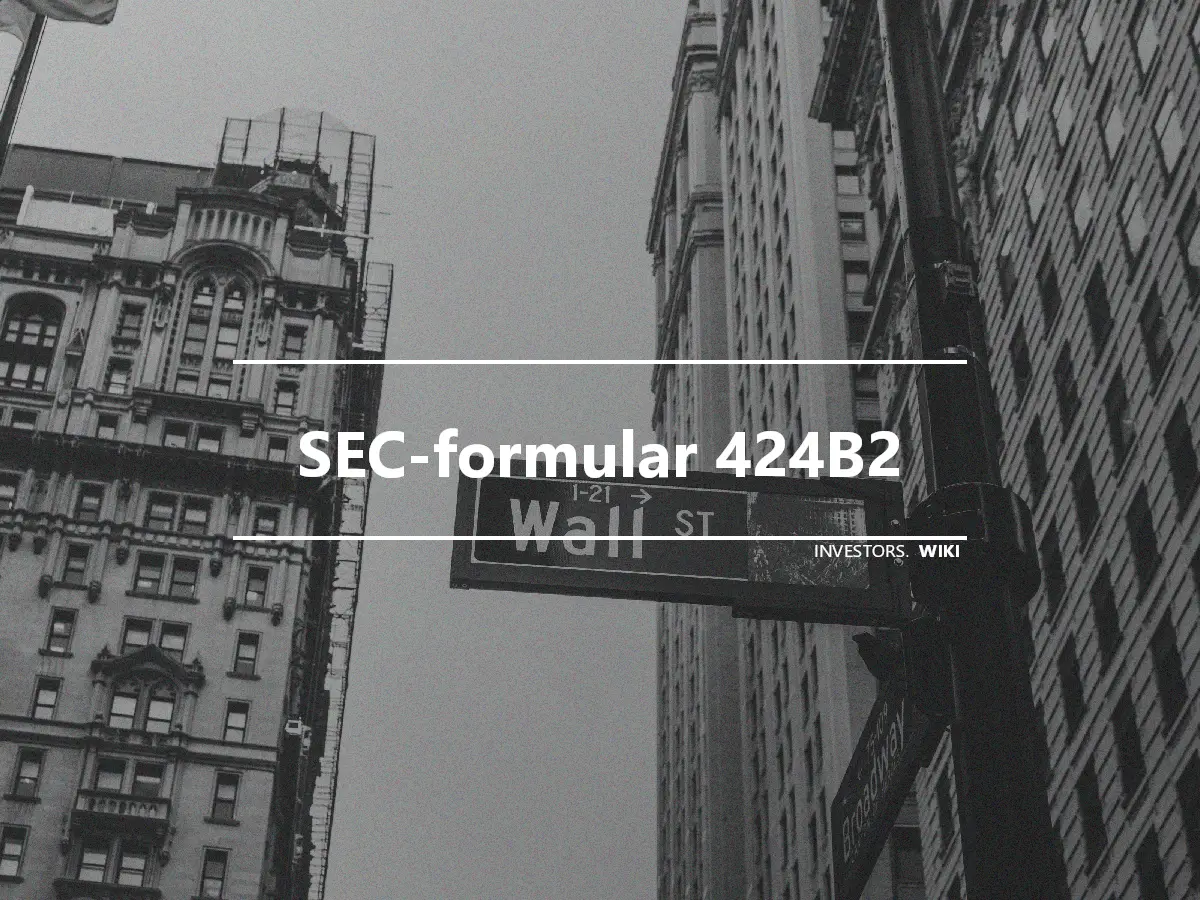 SEC-formular 424B2