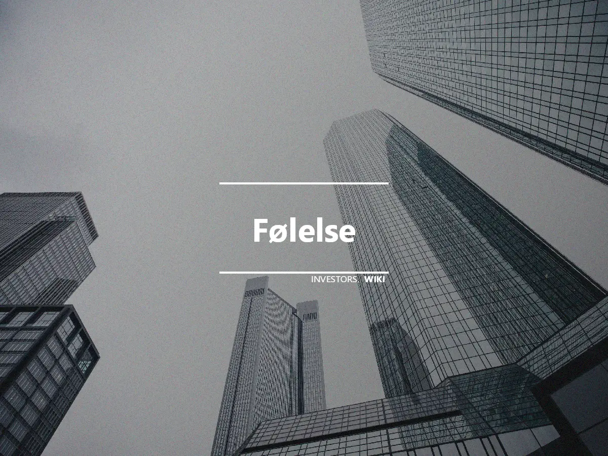 Følelse