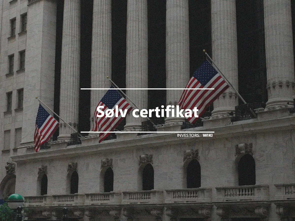 Sølv certifikat