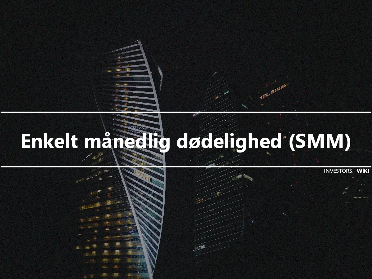 Enkelt månedlig dødelighed (SMM)