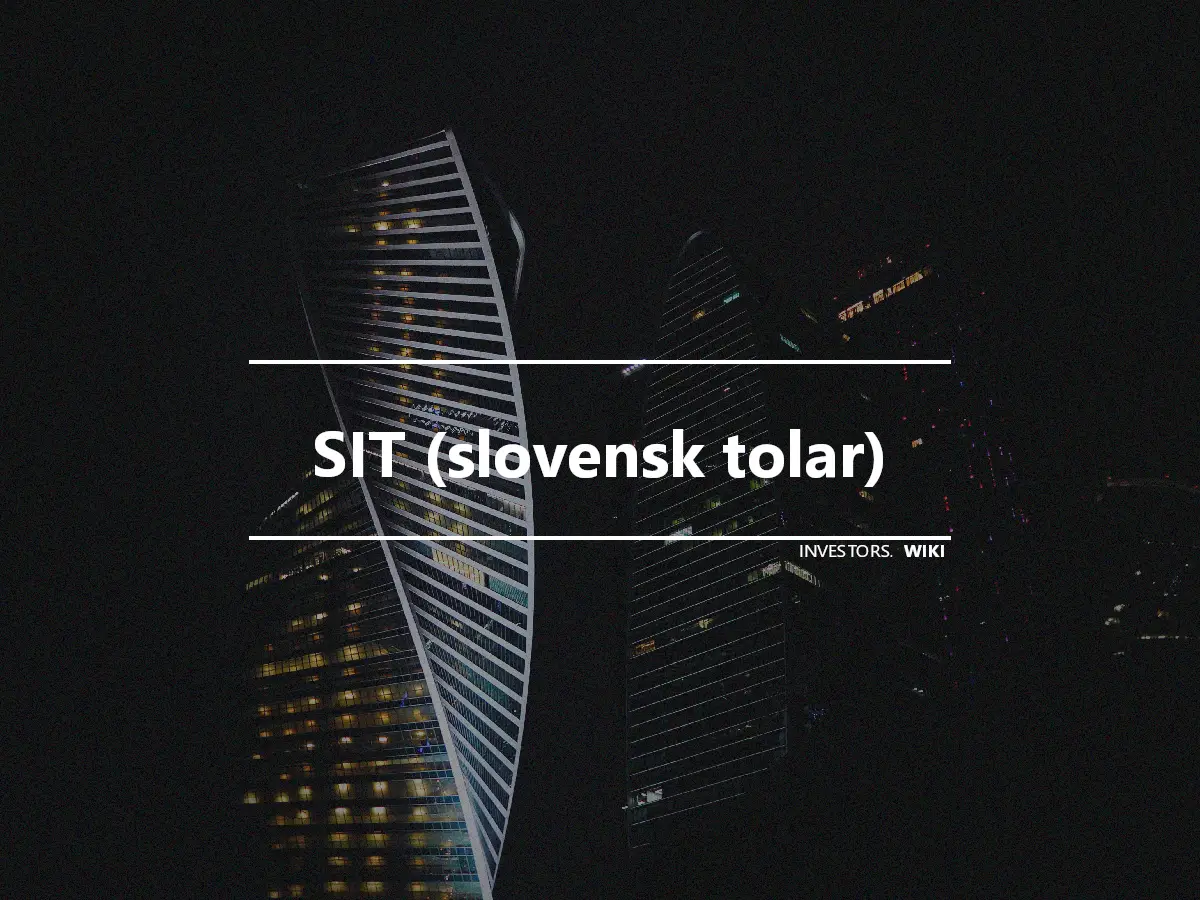 SIT (slovensk tolar)