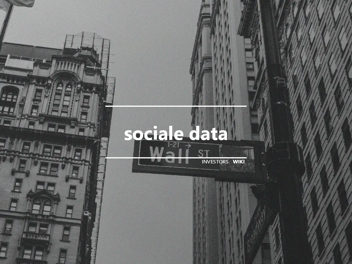 sociale data