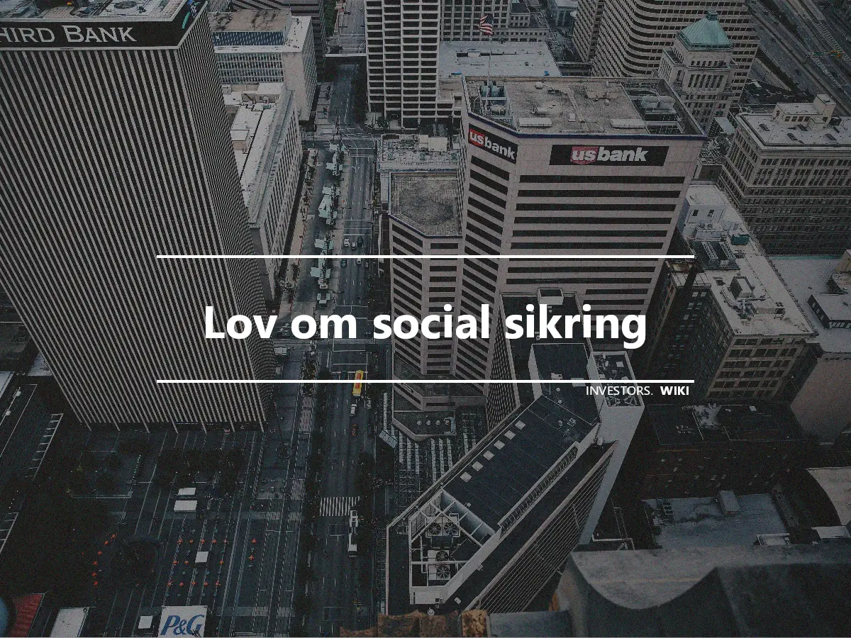 Lov om social sikring