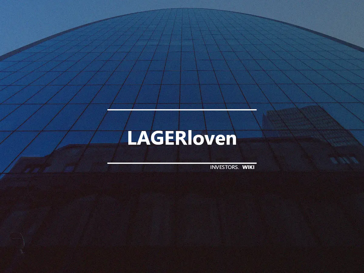 LAGERloven