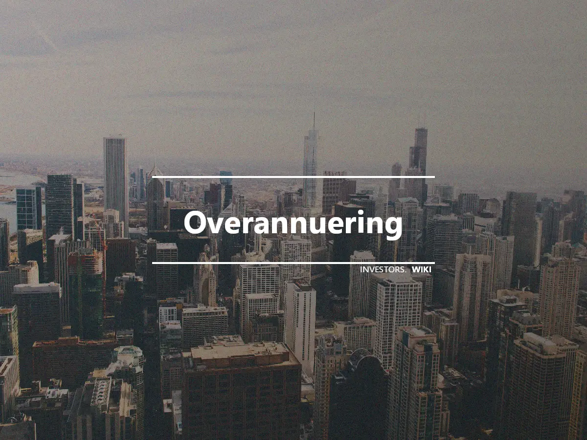 Overannuering