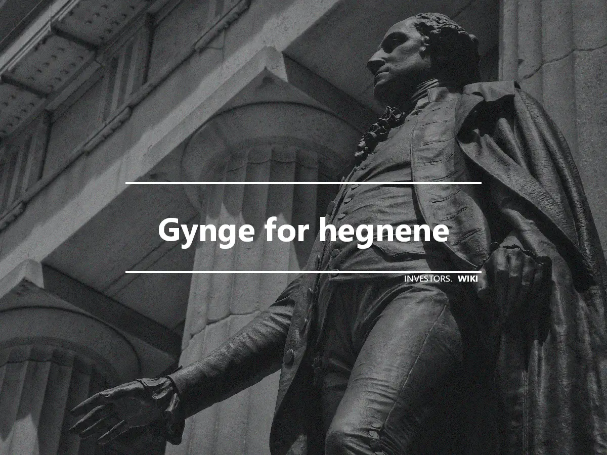 Gynge for hegnene