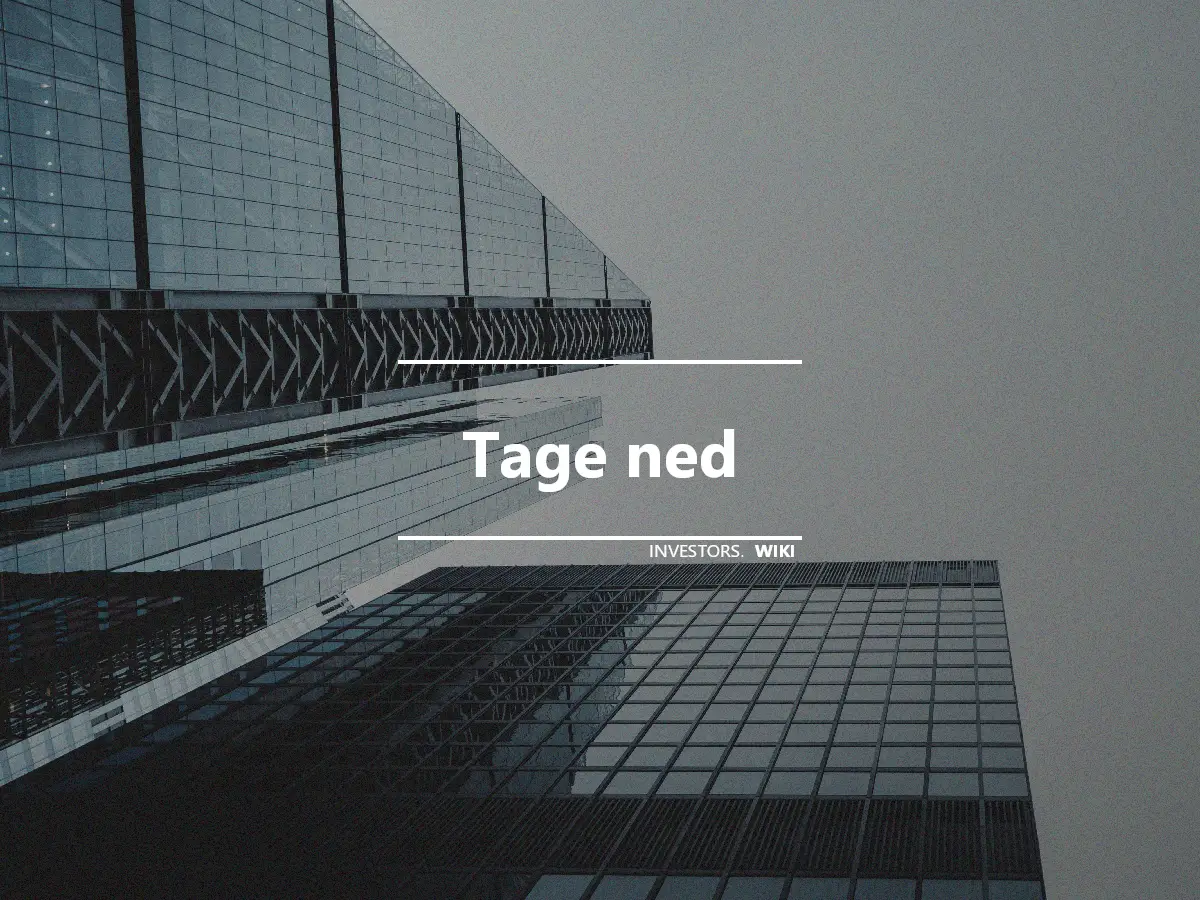 Tage ned