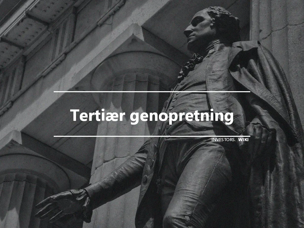 Tertiær genopretning