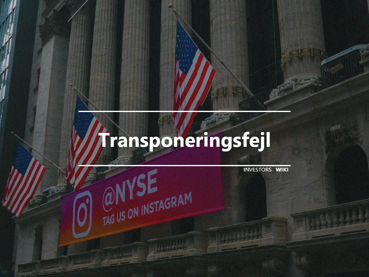 Transponeringsfejl