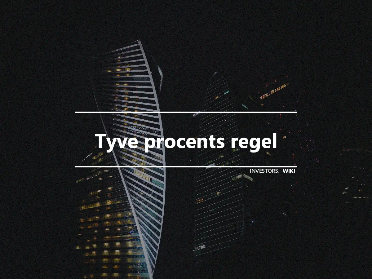 Tyve procents regel