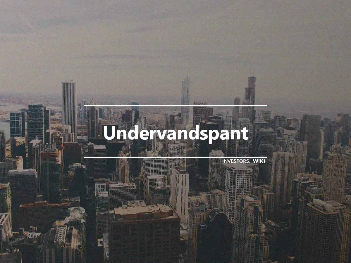 Undervandspant