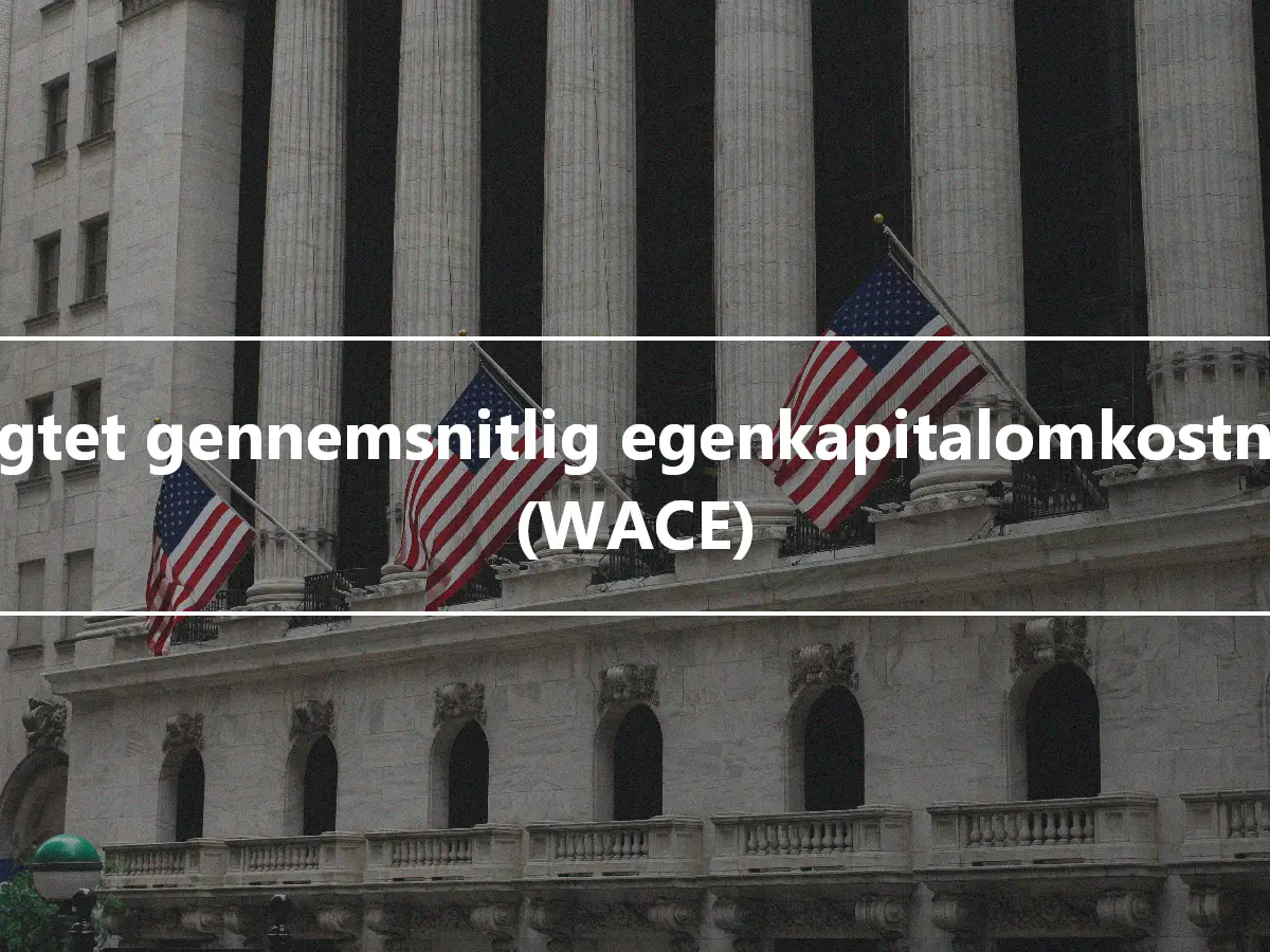 Vægtet gennemsnitlig egenkapitalomkostning (WACE)