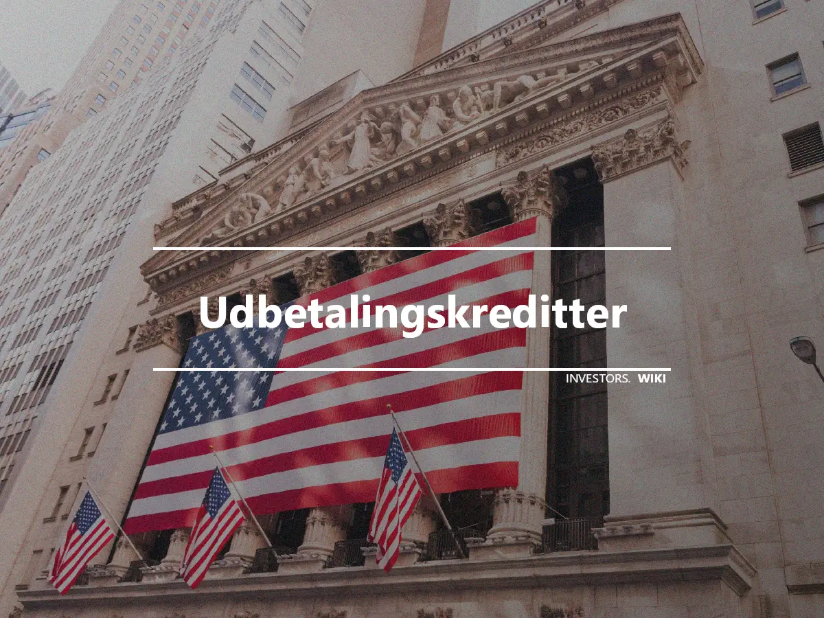 Udbetalingskreditter