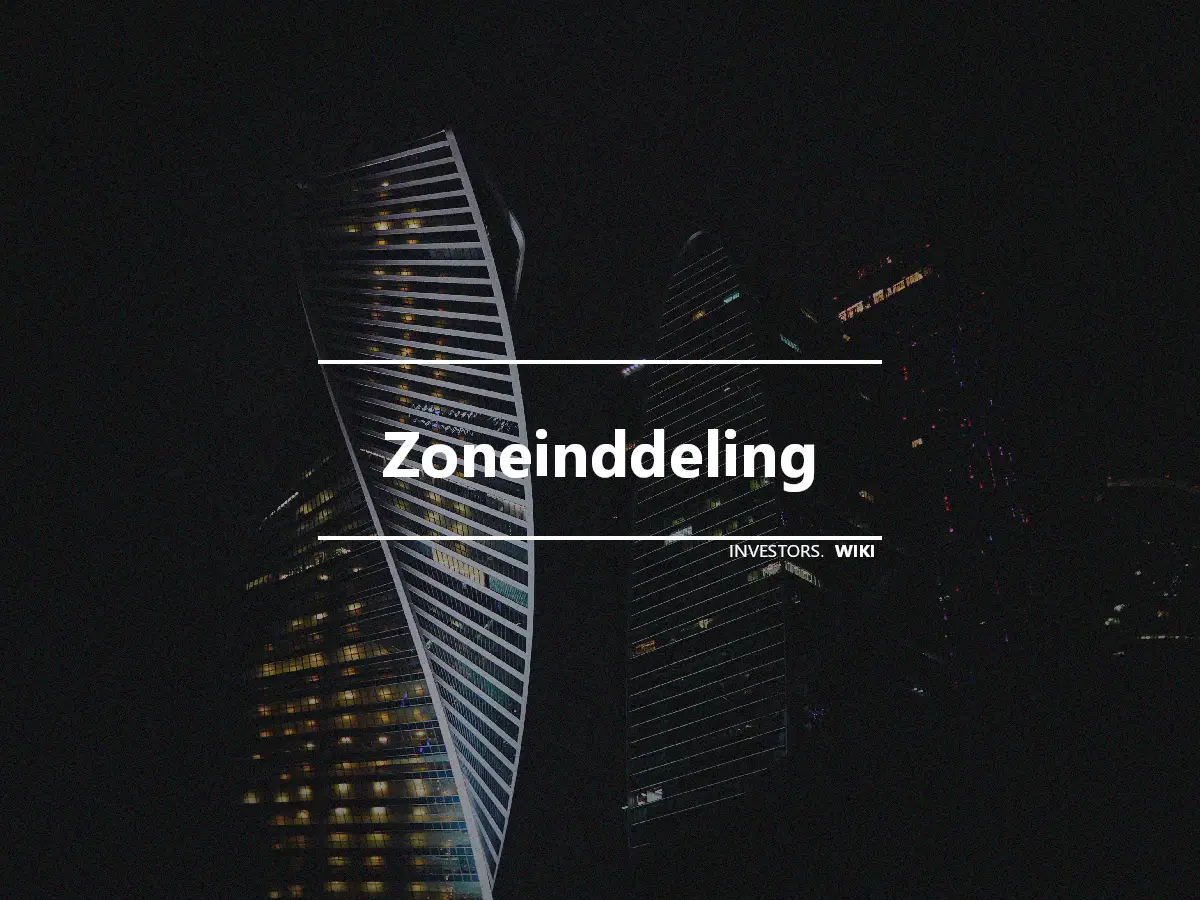 Zoneinddeling