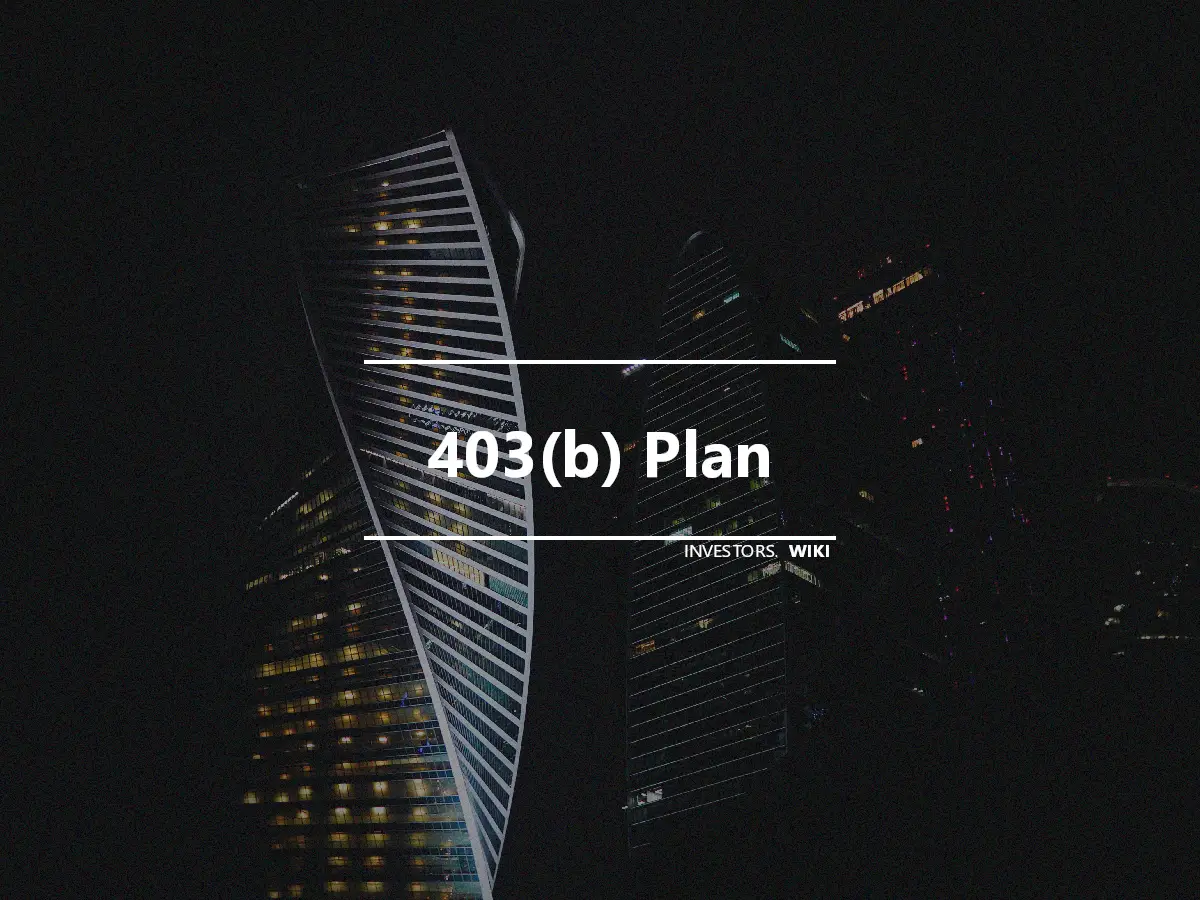 403(b) Plan