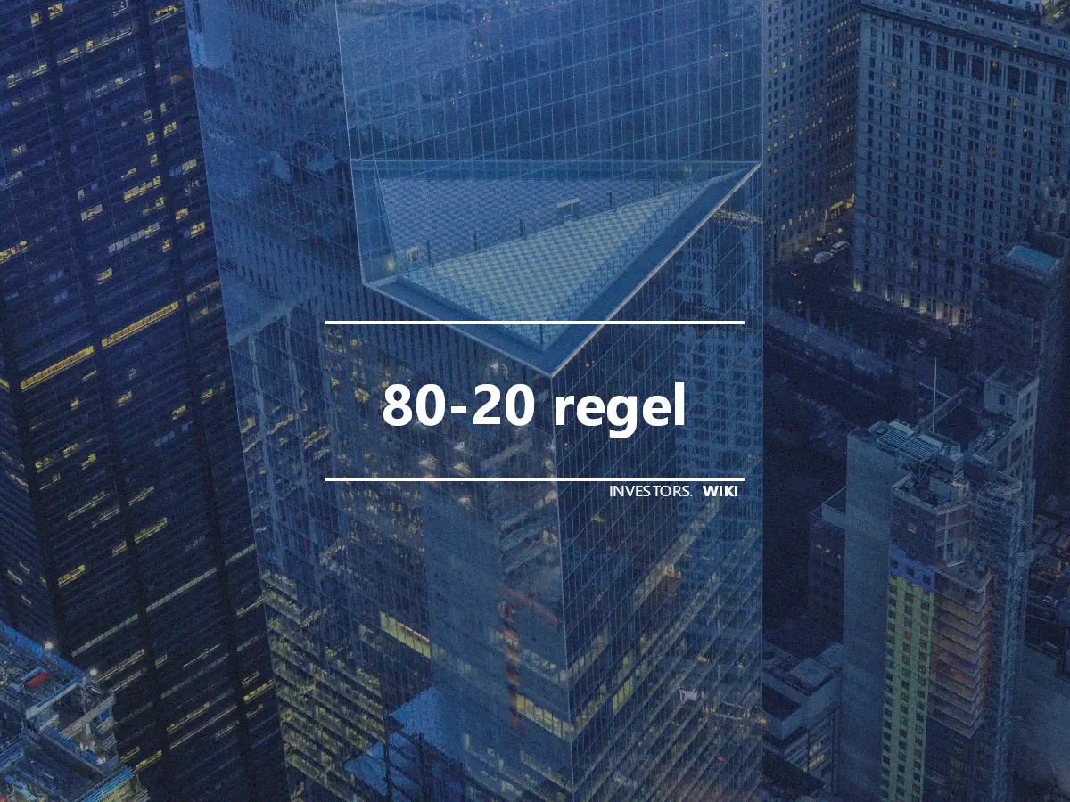 80-20 regel