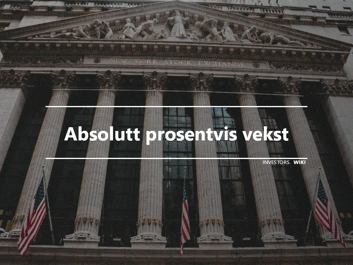 Absolutt prosentvis vekst