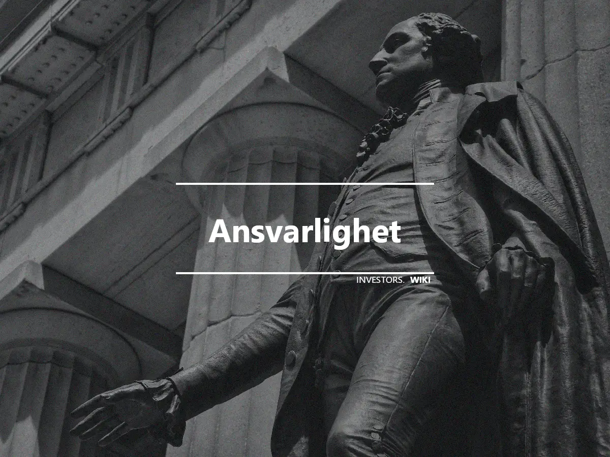 Ansvarlighet