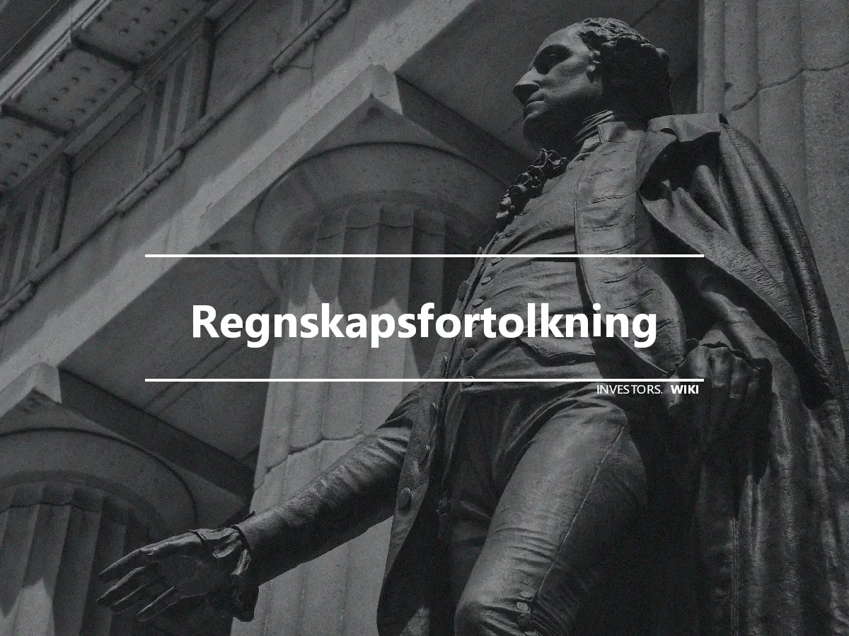 Regnskapsfortolkning