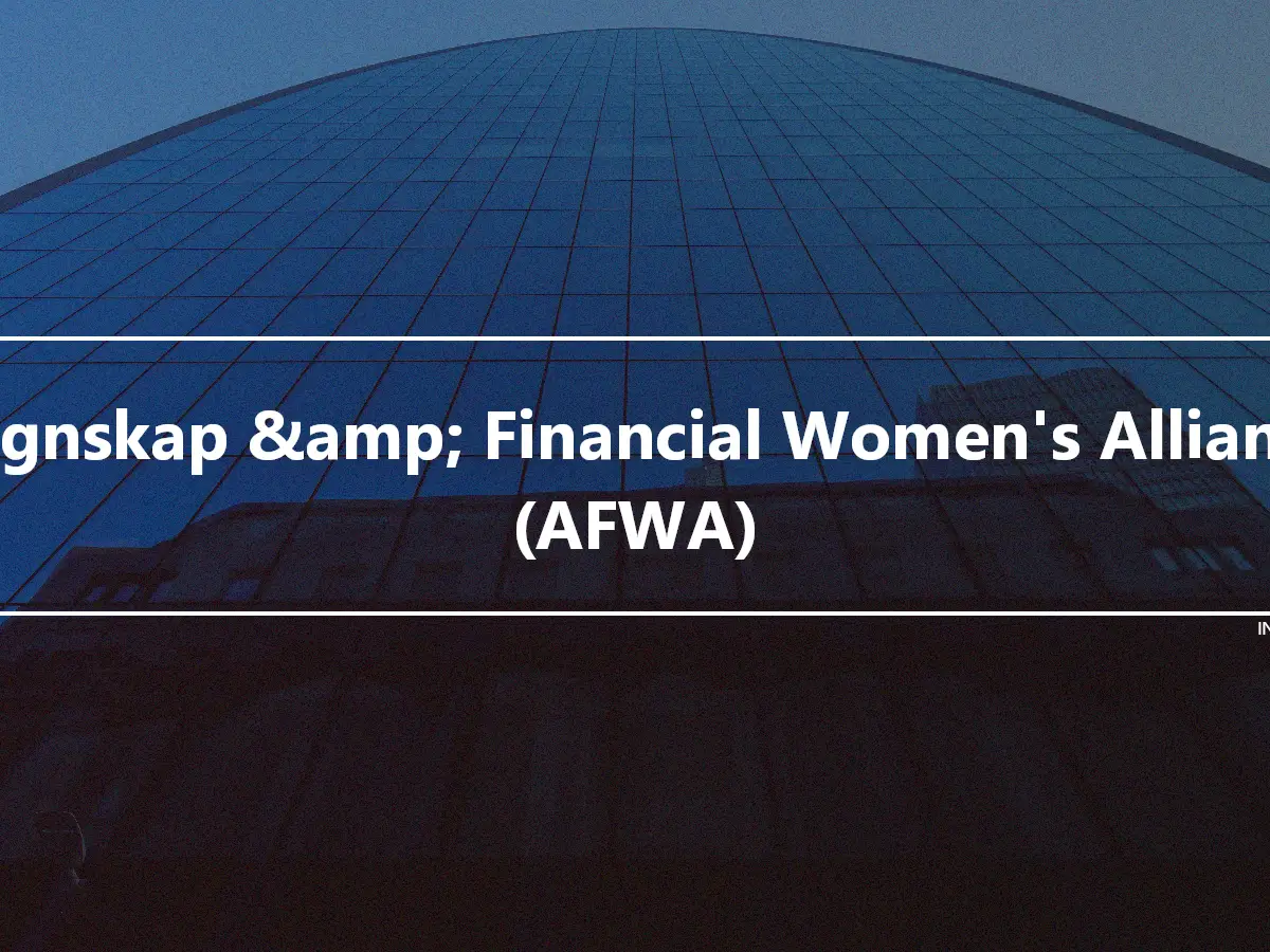Regnskap &amp; Financial Women's Alliance (AFWA)
