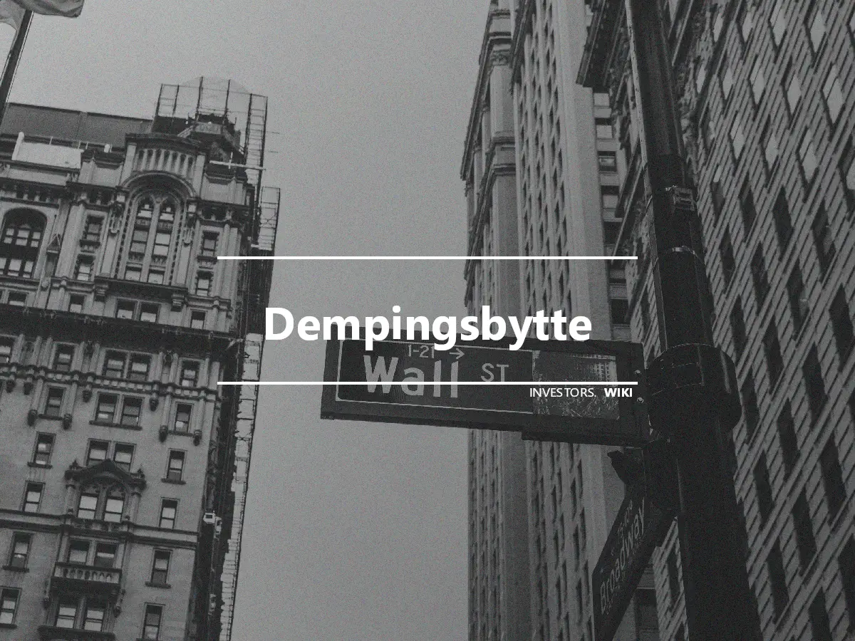 Dempingsbytte